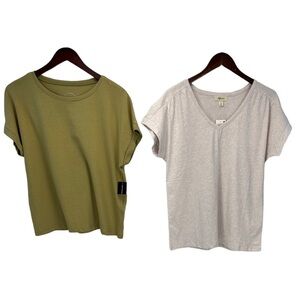 INC - Style & Co. Short Sleeve T-Shirt - Summer Bundle of 2 - size Medium